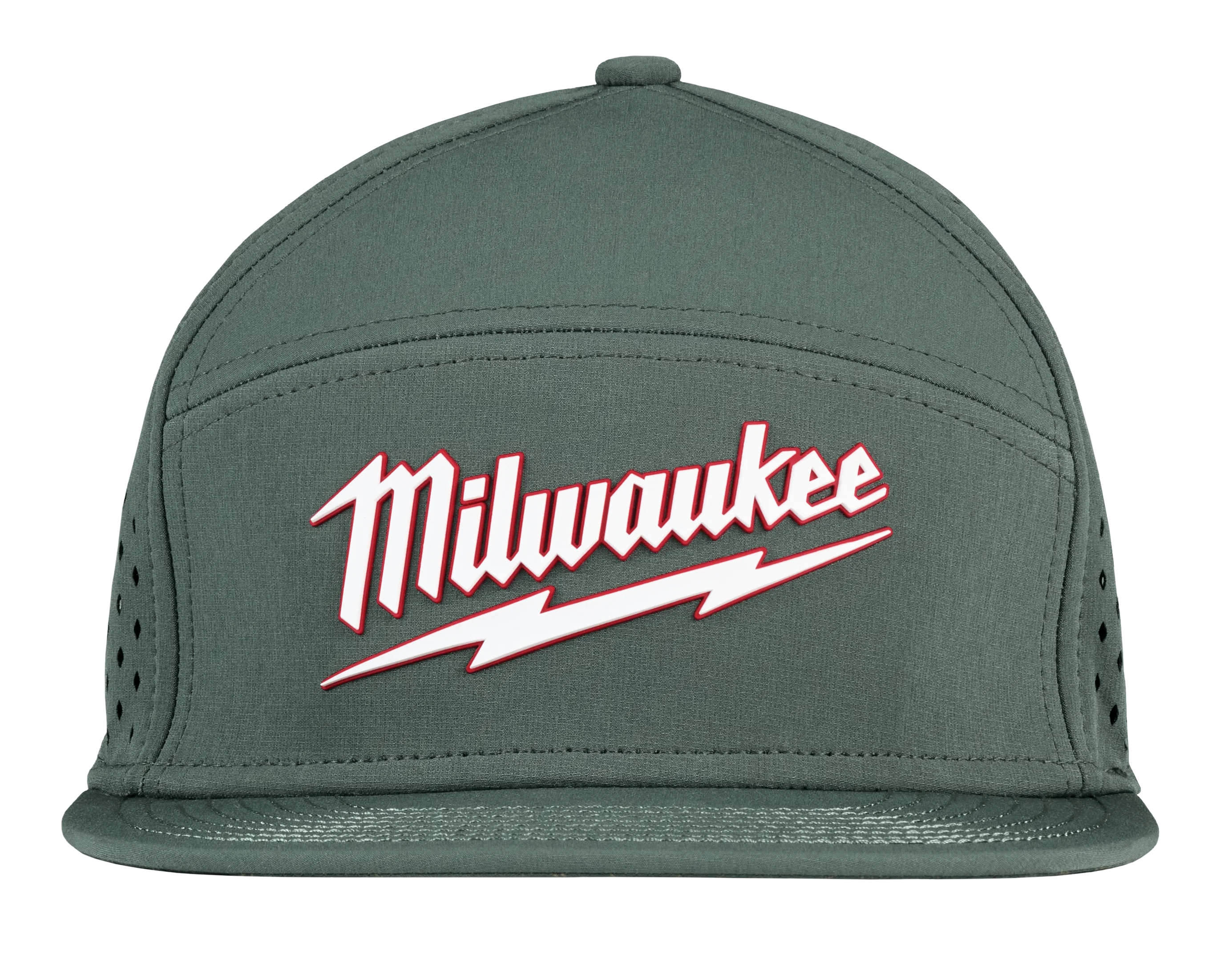Luxury Milwaukee Green Flat Brim Snapback Authentic