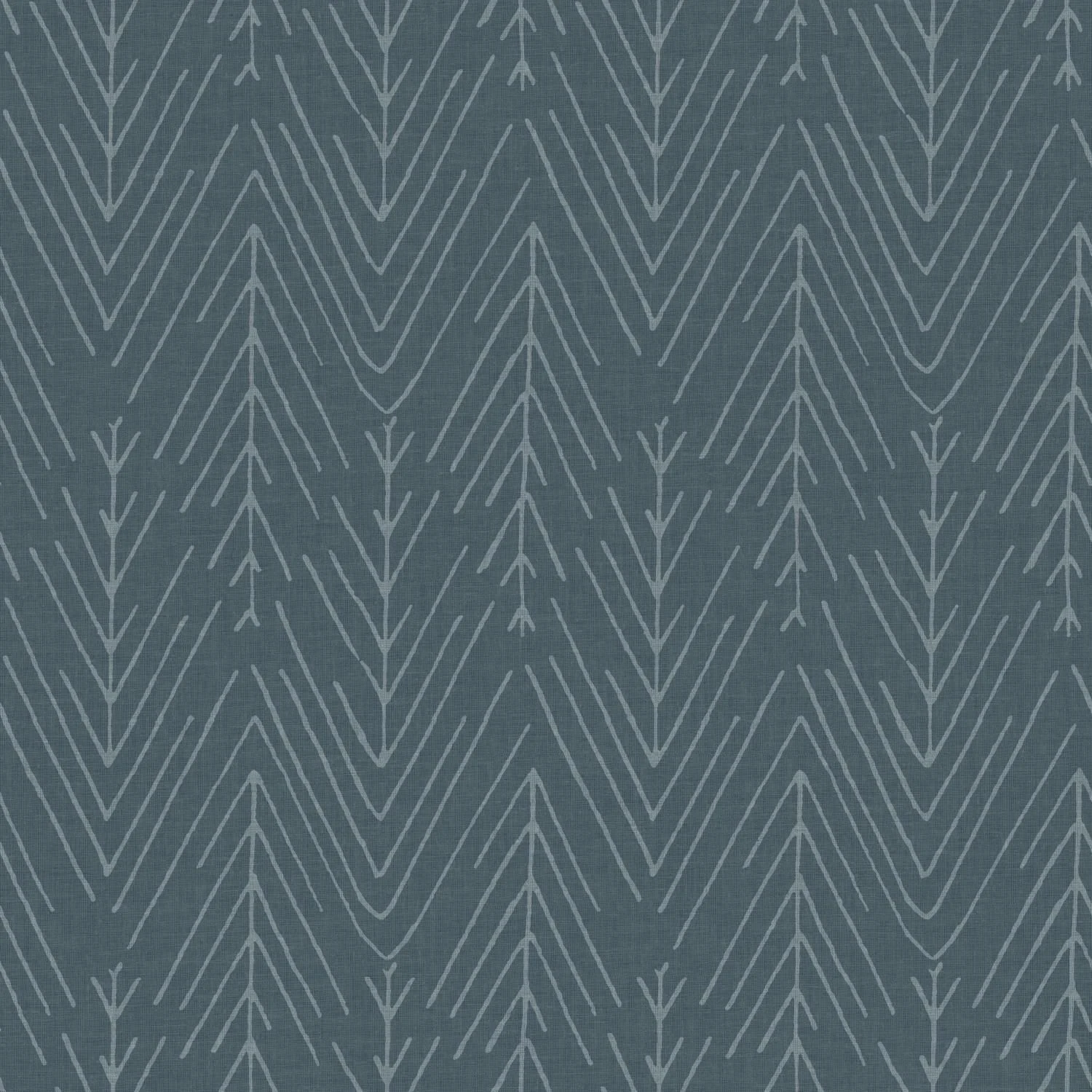 Long-Lasting RoomMates Navy Twig Hygge Herringbone Peel Stick Wallpaper Prestigious