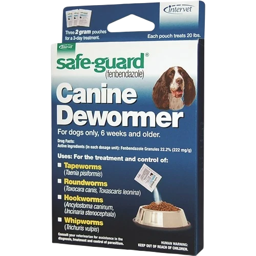 Modern Merck Safeguard 2-gram Canine Dewormer 3-Pack World-Class