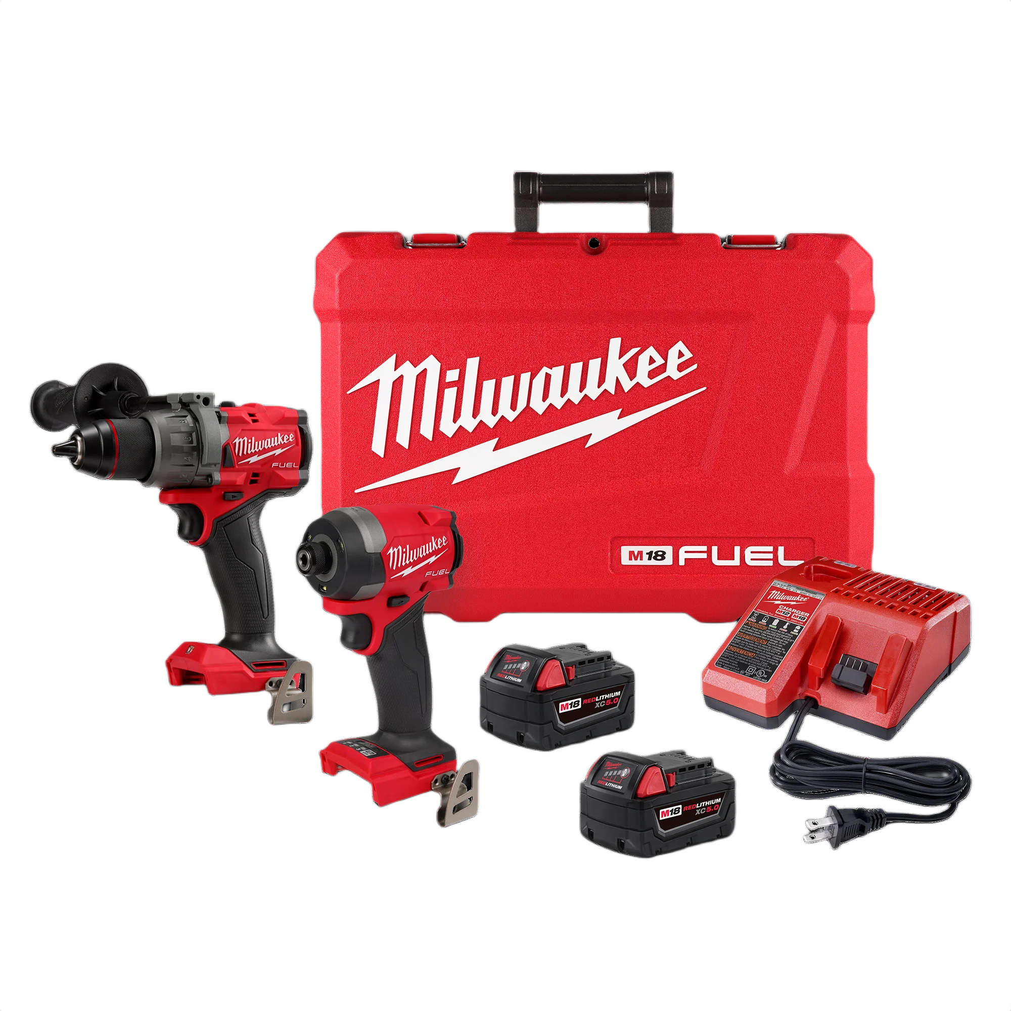 Recyclable Milwaukee M18 FUEL™ 2-Tool Hammer Drill and Impact Driver Combo Kit Genuine
