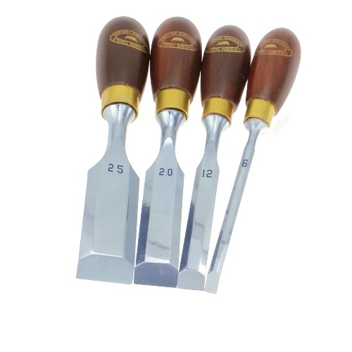 Genuine Crown 4 Pc. Butt Chisel Set User-Friendly