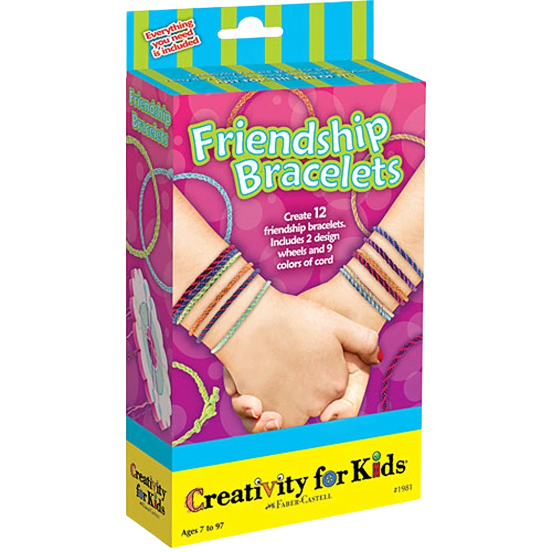 Lightweight Creativity For Kids Friendship Bracelets Kit Natural