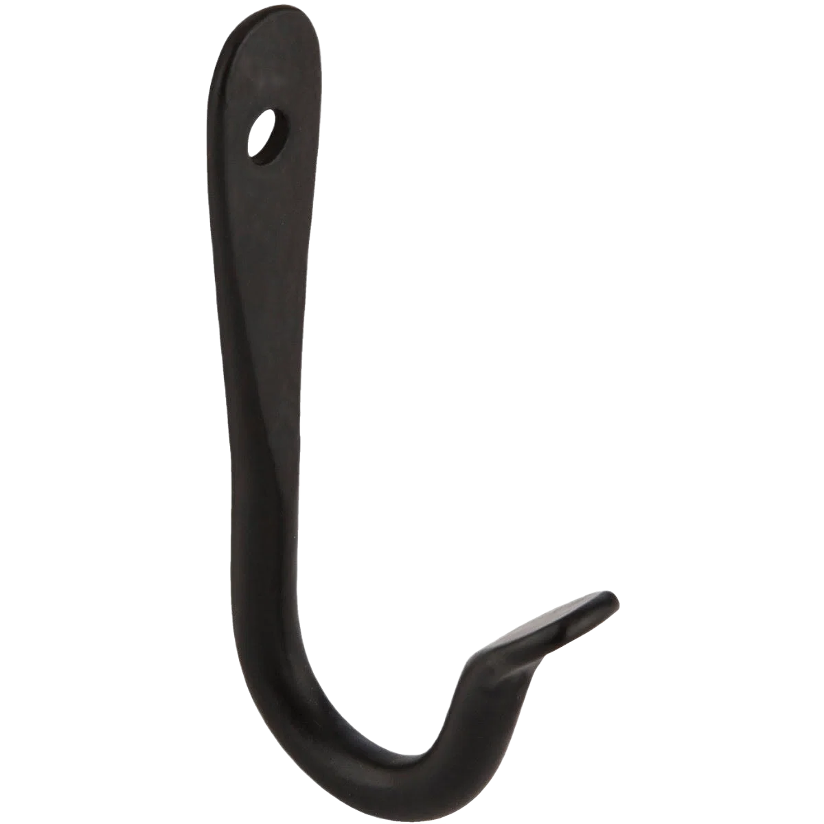 Practical Panacea Black Powder-Coated Wrought Iron J-Hook Plant Hanger 3 in. Fashionable