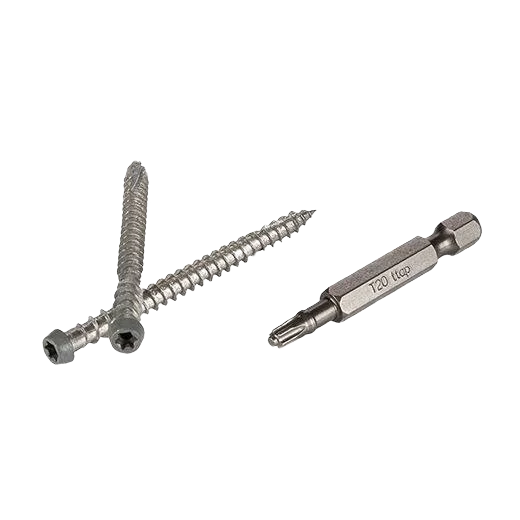 Carefully Designed TimberTech 2-1 2 in. Dark Gray TOPLoc® Screws for AZEK® 100 sq. ft. Authentic