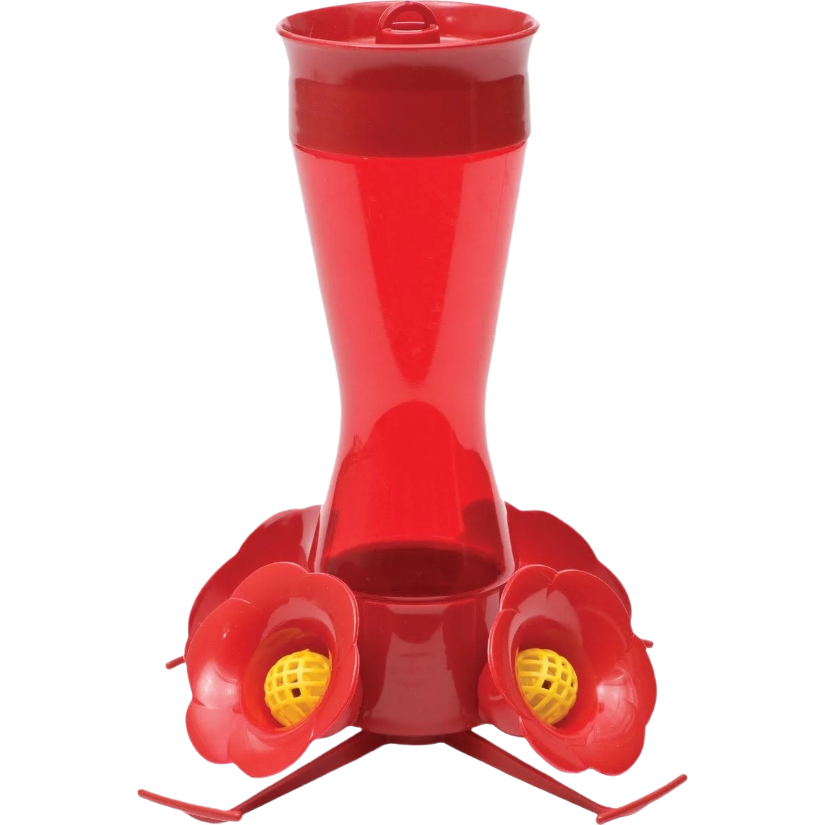 Modern Perky-Pet Red Pinch Waist Hummingbird Feeder 8 oz. Fine