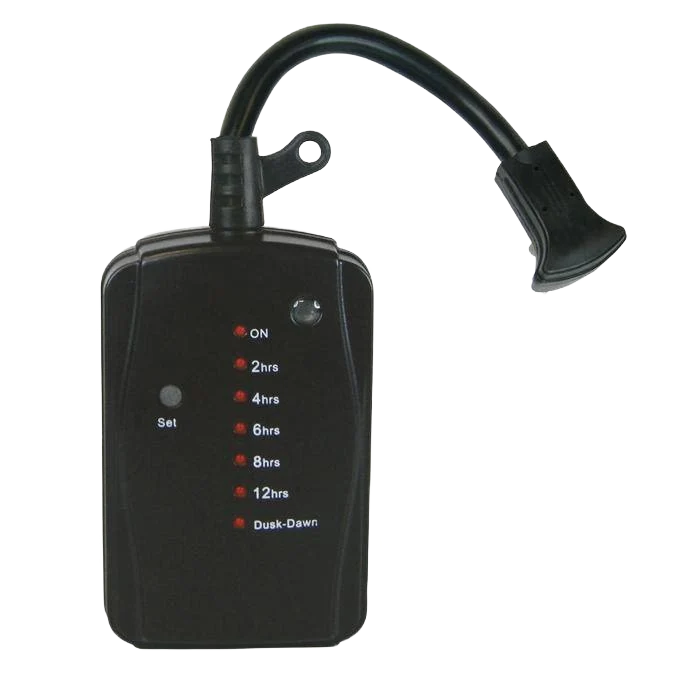 Optimized Prime Wire Cable Outdoor LED Countdown Timer with 2 Outlets Breathable