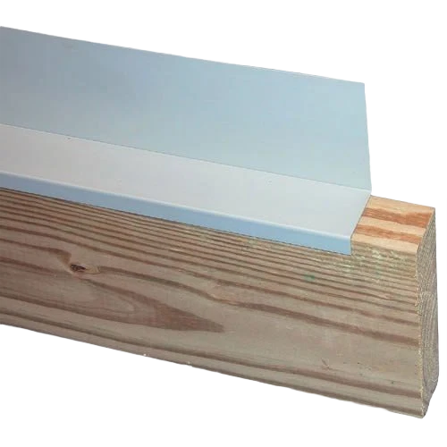 Contemporary Amerimax 8 ft. Plastic Deck Ledger Cap Flashing Gray Soft