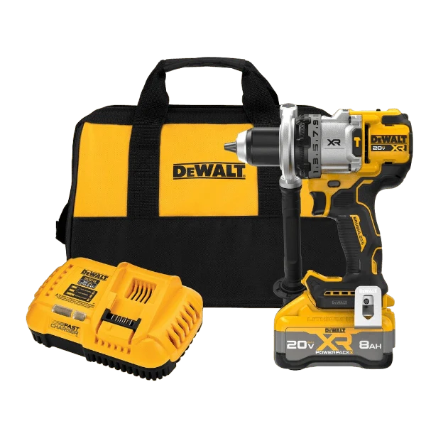 Premium Material DEWALT 20V MAX XR® Cordless 1 2 3-Spd Hammer Drill Kit w XR POWERPACK™ Long-Lasting