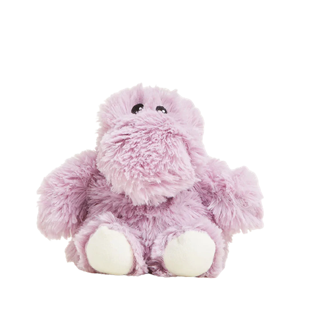 Premium Warmies Junior 9-In. Microwavable Plush Hippo Premium Material
