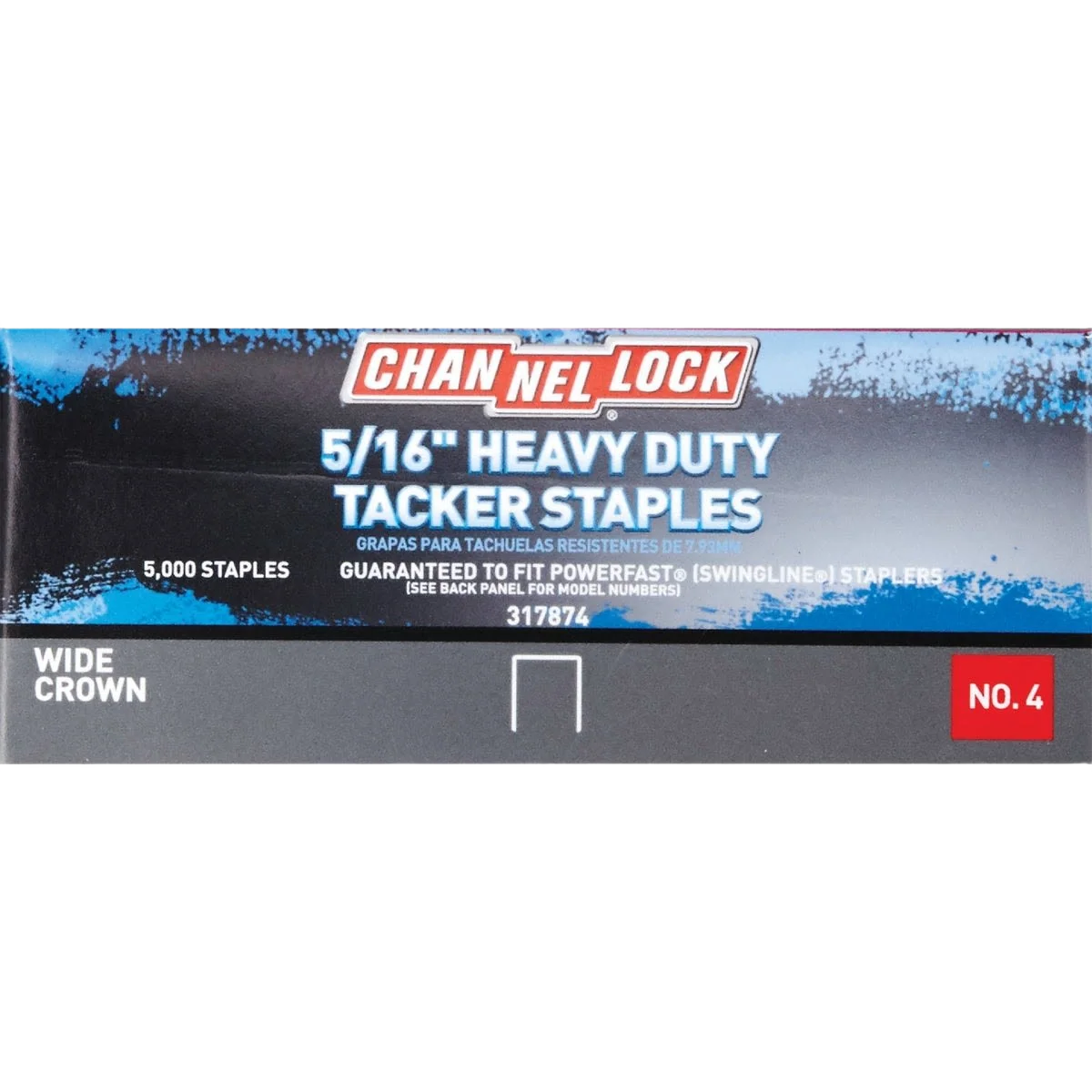 Elegant Channellock 4-5 16 in. Hammer Tacker Staple 5 000-Pack Artisan