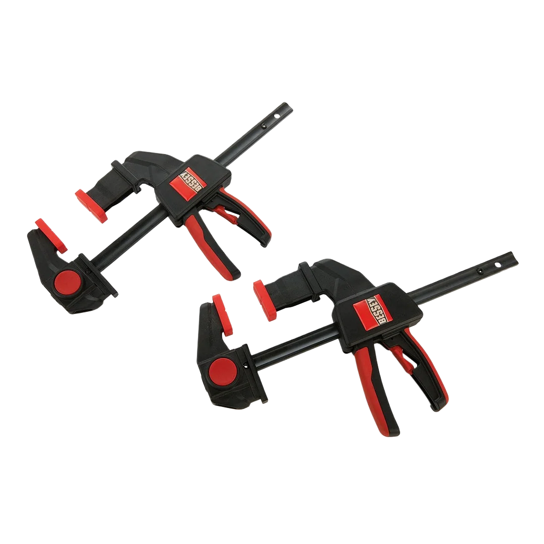 High-Grade Bessey Tools One-Handed Track Clamp Set 2 Pc Effective