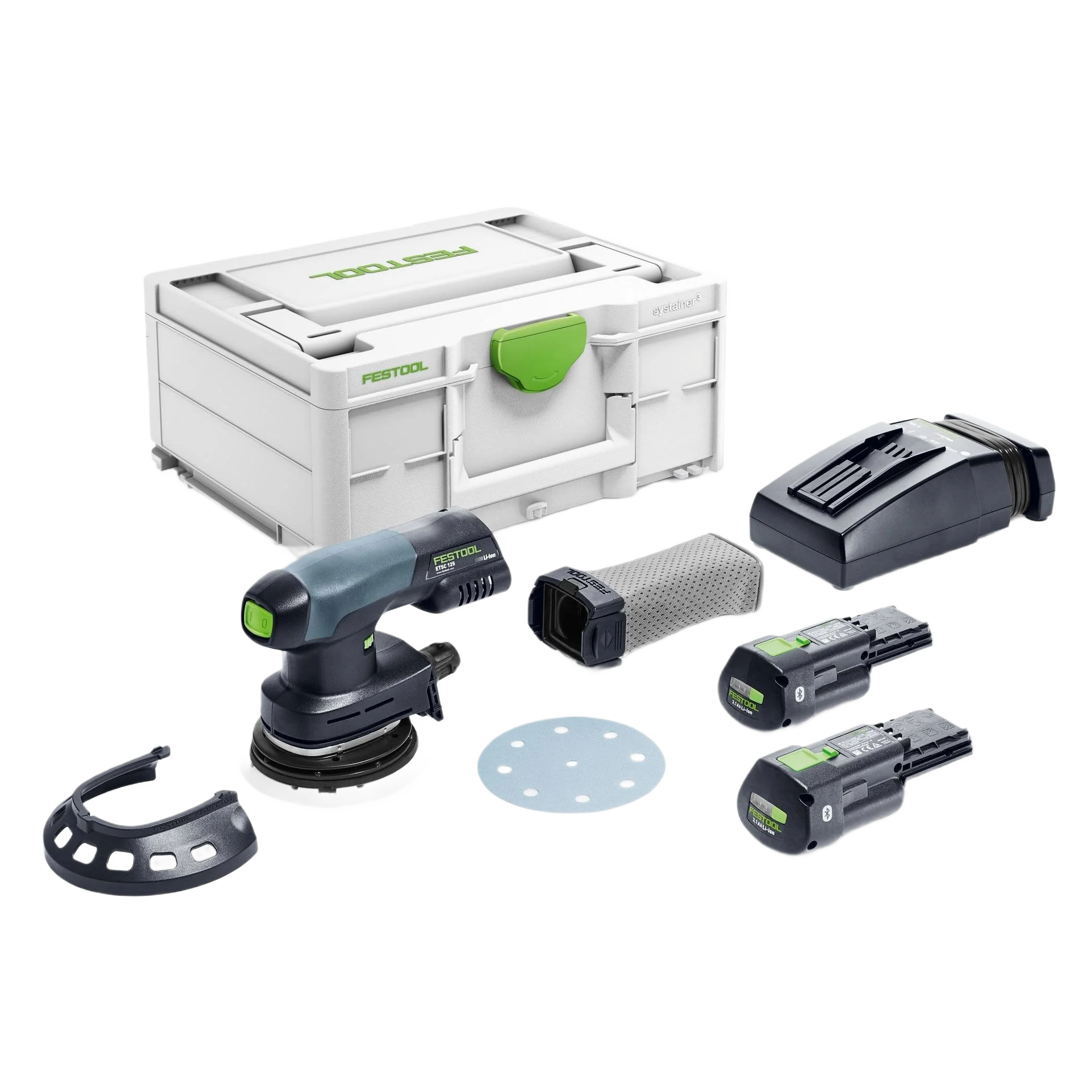 Authentic Festool 577696 ETSC 125 18V Li 3.0 Ah Cordless Eccentric Sander I-Plus Classic