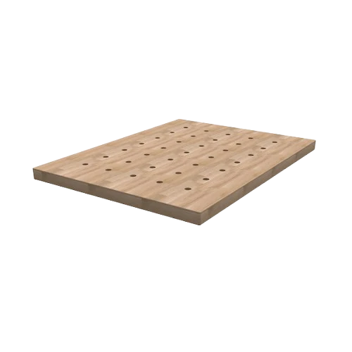 Official Kreg Universal Hardwood Bench Top w Dog Holes 24 x 32 in. Powerful
