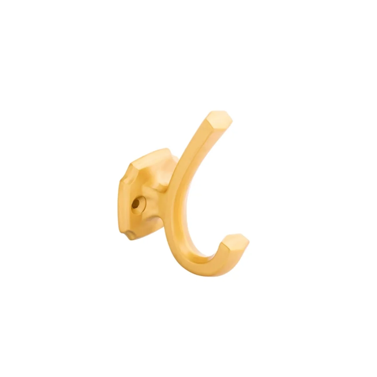 First-Class Hickory Hardware Veranda Brushed Golden Brass Hook 3.5 in. Official