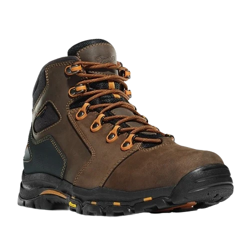 Traditional Danner Men’s Vicious Brown Orange Waterproof Work Boot Size 9D Effective