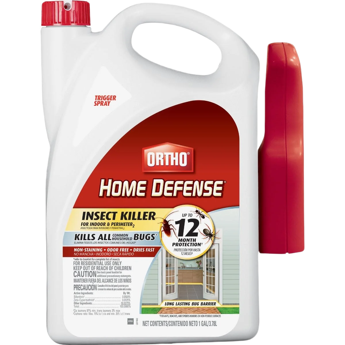 Carefully Designed Ortho Home Defense Insect Killer for Indoor Perimeter Trigger Spray 1 gal. Consistent