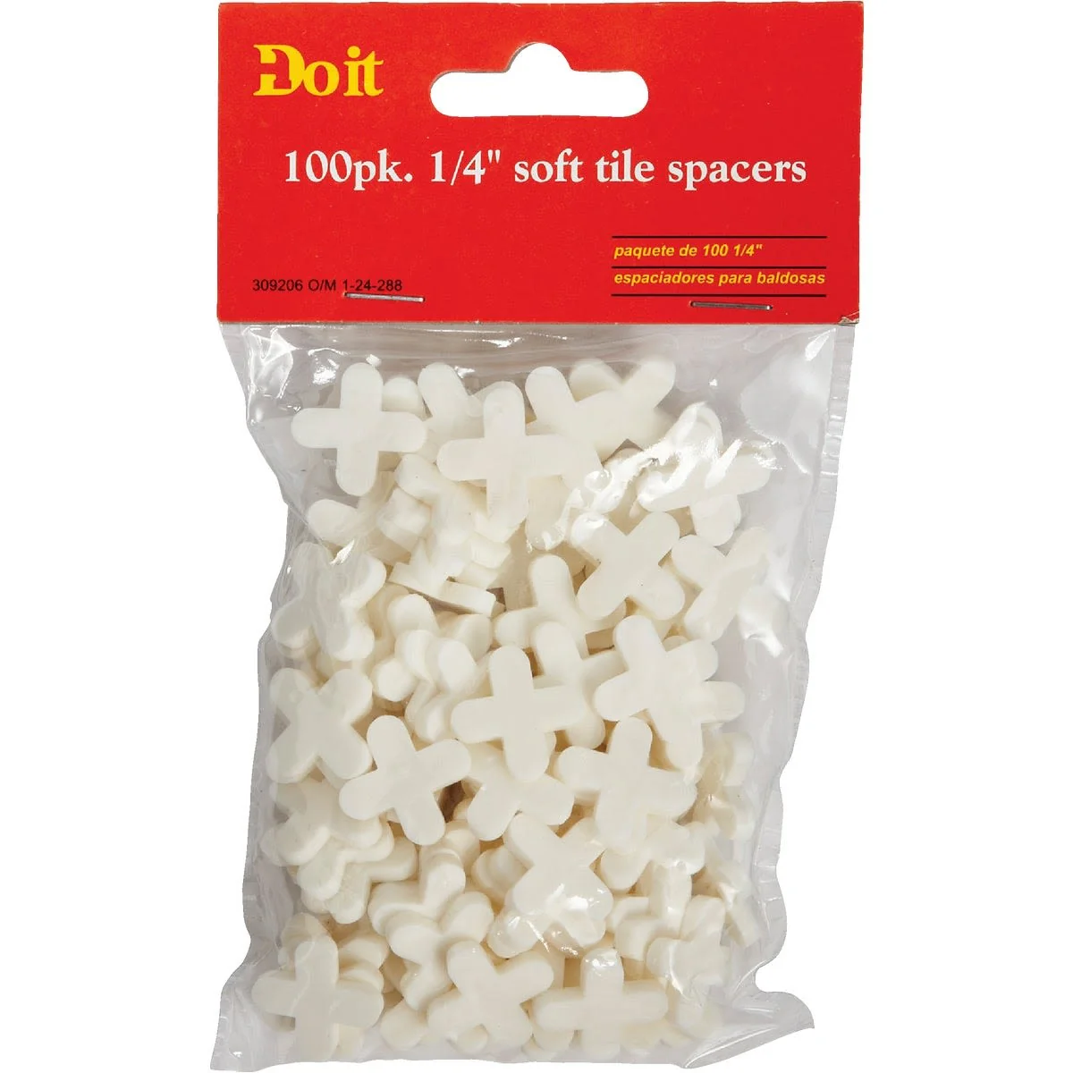Authentic Do it 1 4 in. Soft White Tile Spacers 100-Pack Official
