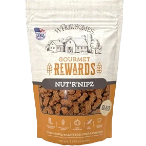 Fine Wholesomes Rewards Gourmet Nut’R’Nipz Biscuits Dog Treats 2 lbs. Refined