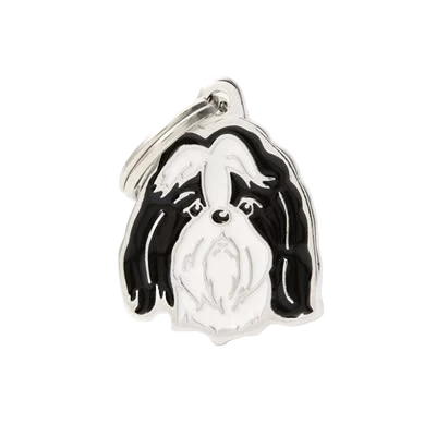 Smooth MyFamily Shih Tzu ID Tag Relaxed