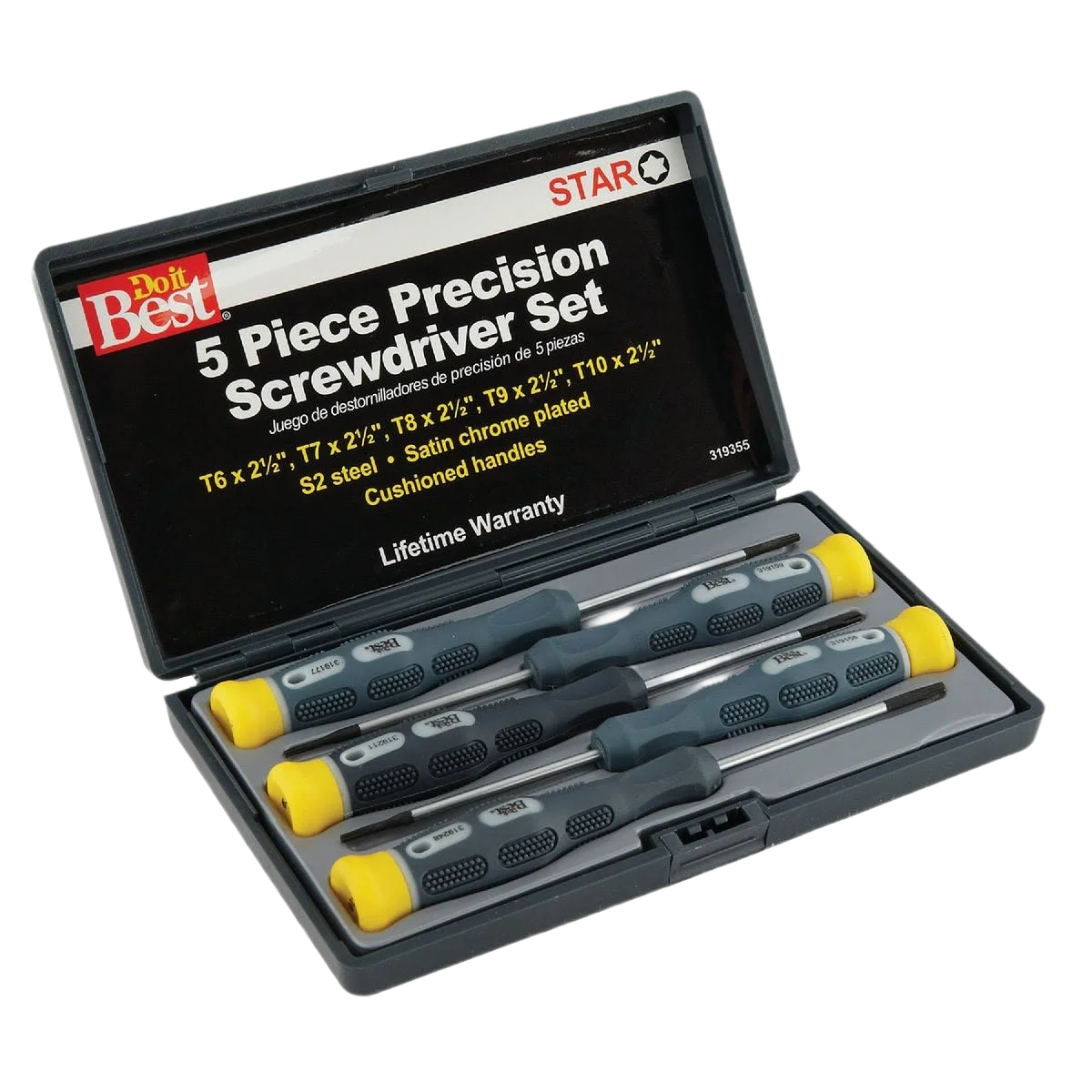 Crafted Do it 5-Piece Precision Star Screwdriver Set Fine Crafted
