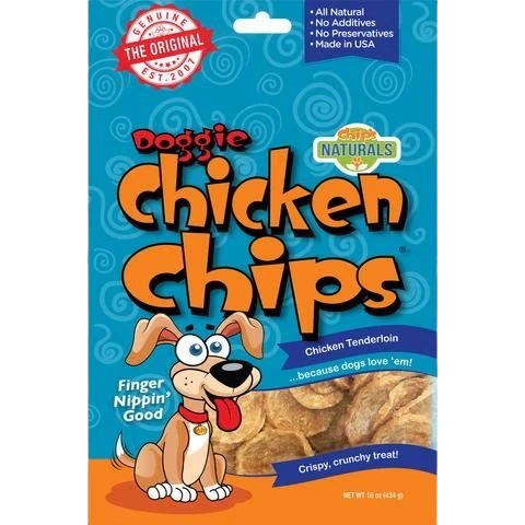 Recyclable Chip’s Naturals Doggie Chicken Chips 16 oz. Fast