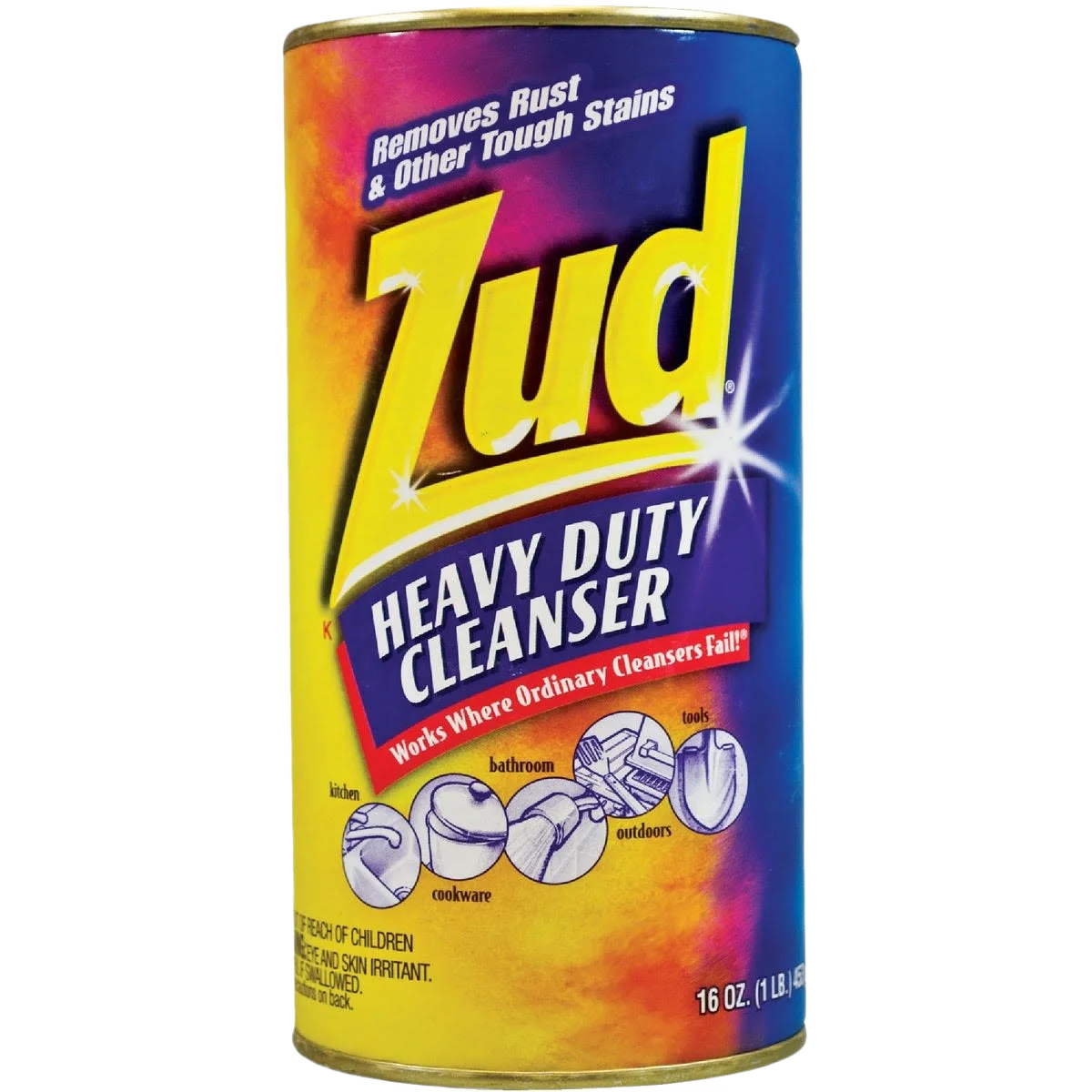 Traditional Zud Heavy-Duty Rust Remover Cleanser 16 oz. Modern