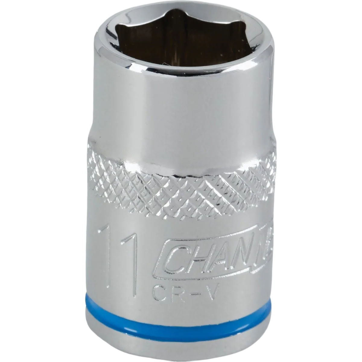 Minimalist Channellock 3 8 in. Drive 11mm 6-Point Shallow Metric Socket Natural