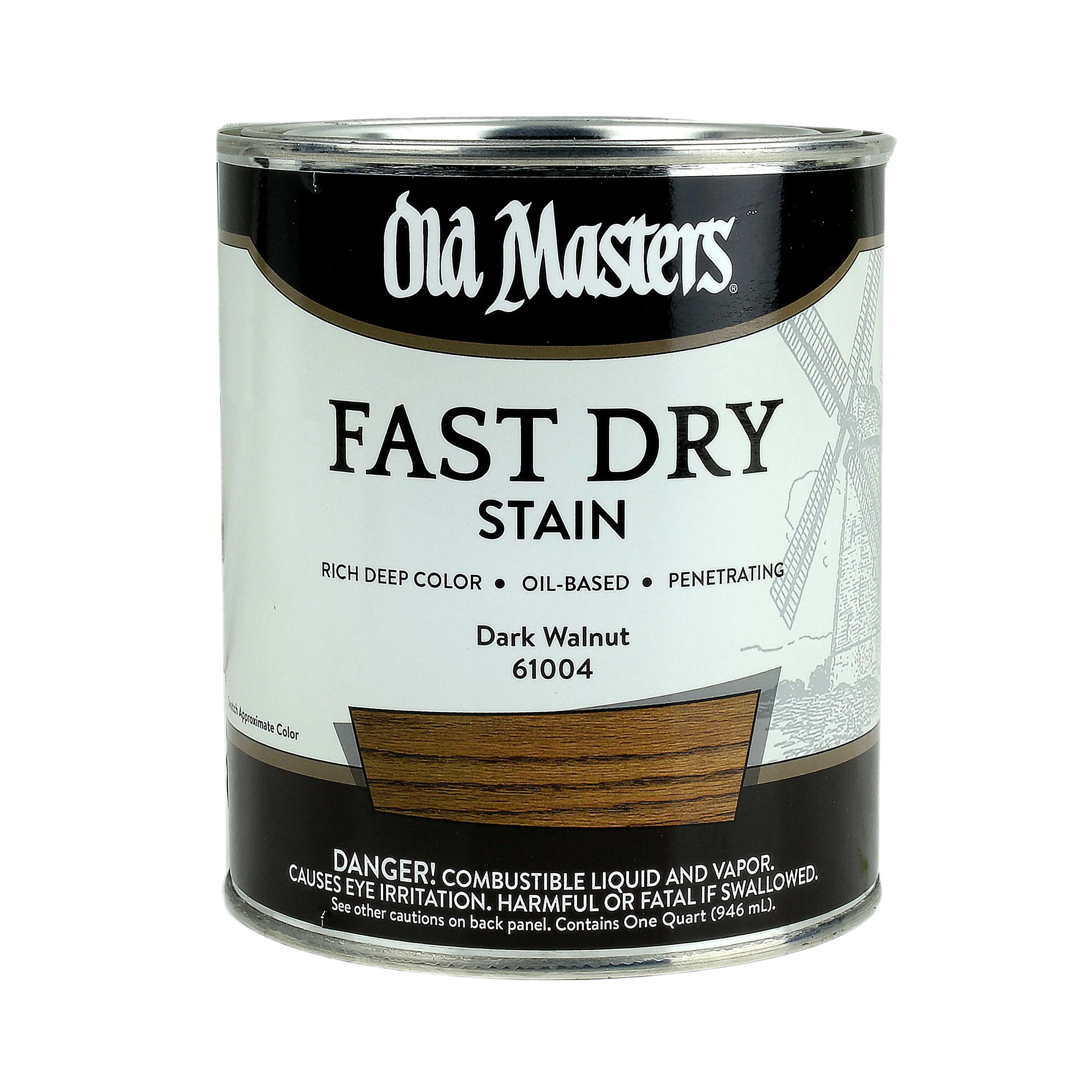 Optimized Old Masters Dark Walnut Fast Dry Stain 1 2 Pint Soft