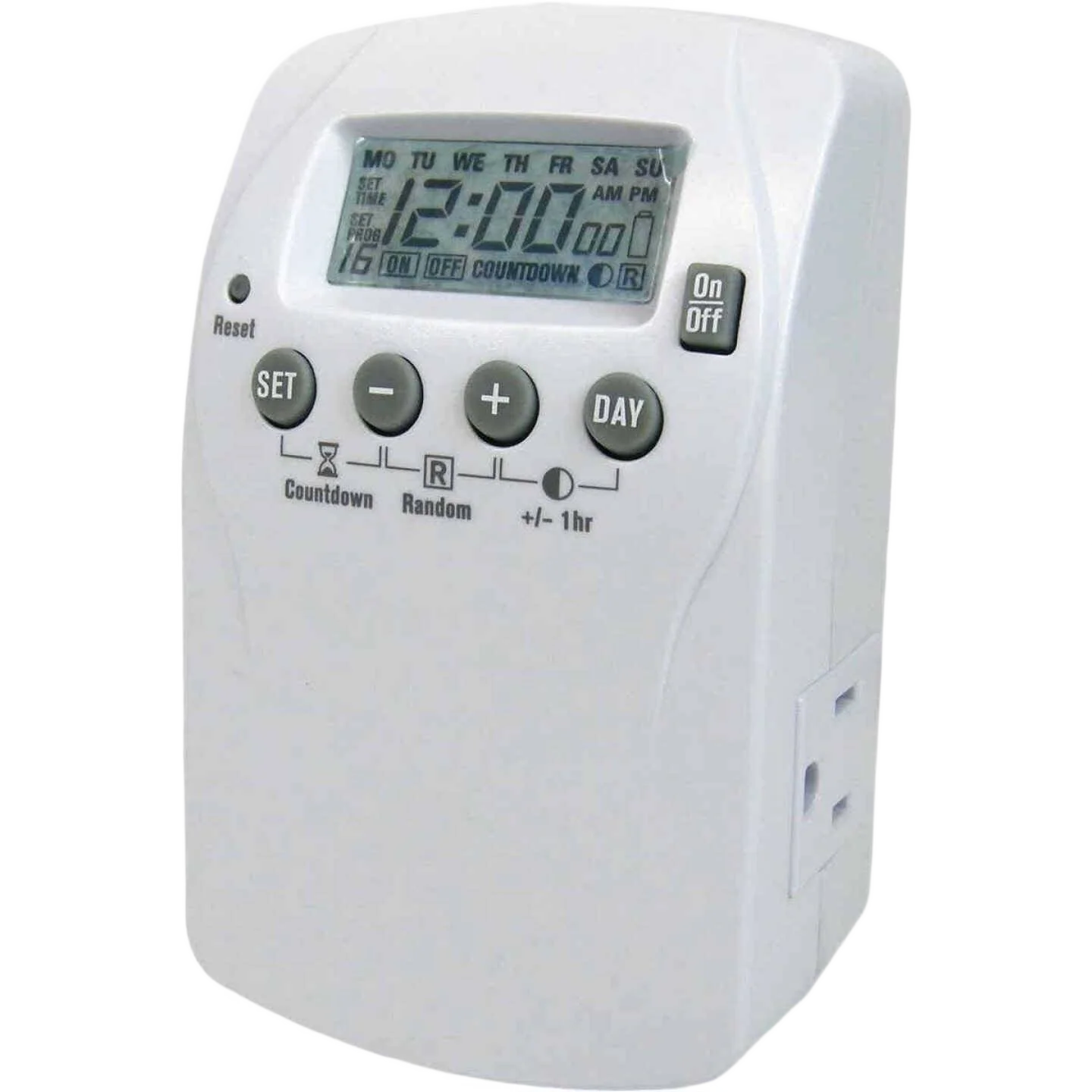 Healthy Prime Wire Cable Heavy Duty 7-Day Digital Indoor Timer Crafted