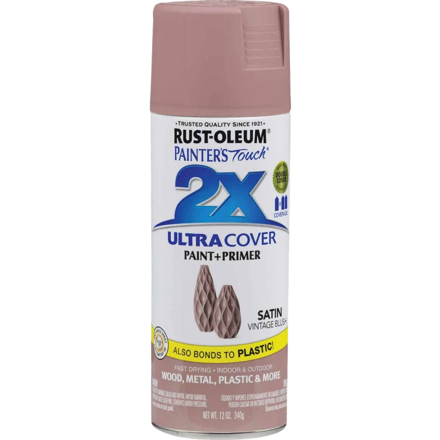 Innovative Rust-Oleum Painters’ Touch 2X Vintage Blush Spray Paint Primer 12 oz. Authentic