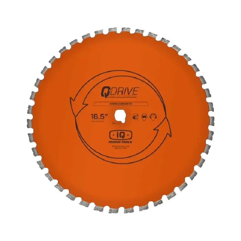 Fine Crafted IQ Power Tools Q-Drive Segmented Hard Concrete Blade 16.5 Inch Environmentally Friendly