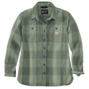Efficient Carhartt Women’s Small Patina Rugged Flex reg Loose Fit Duck Overshirt Authentic