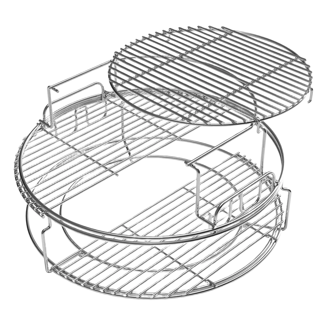 Easy-to-Use Big Green Egg 2-Piece Multi-Level Rack Dependable