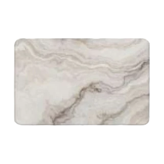 Convenient Maison de Base Diatomite Marbled Beige Bath Mat Clean