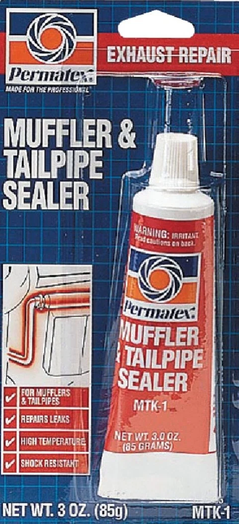 World-Class Permatex Muffler and Tailpipe Sealer Authentic