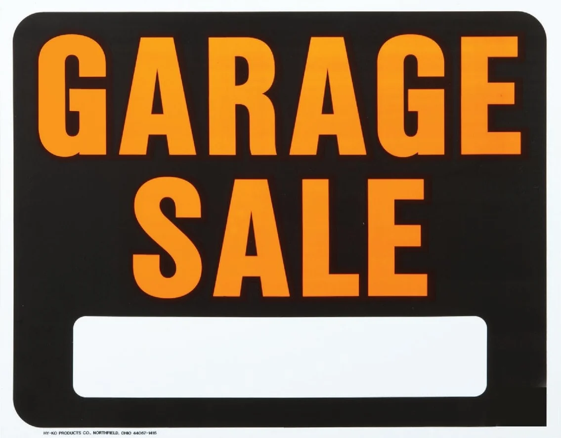 Specialty Hy-Ko Garage Plastic Sign 15 In. x 19 In. Durable