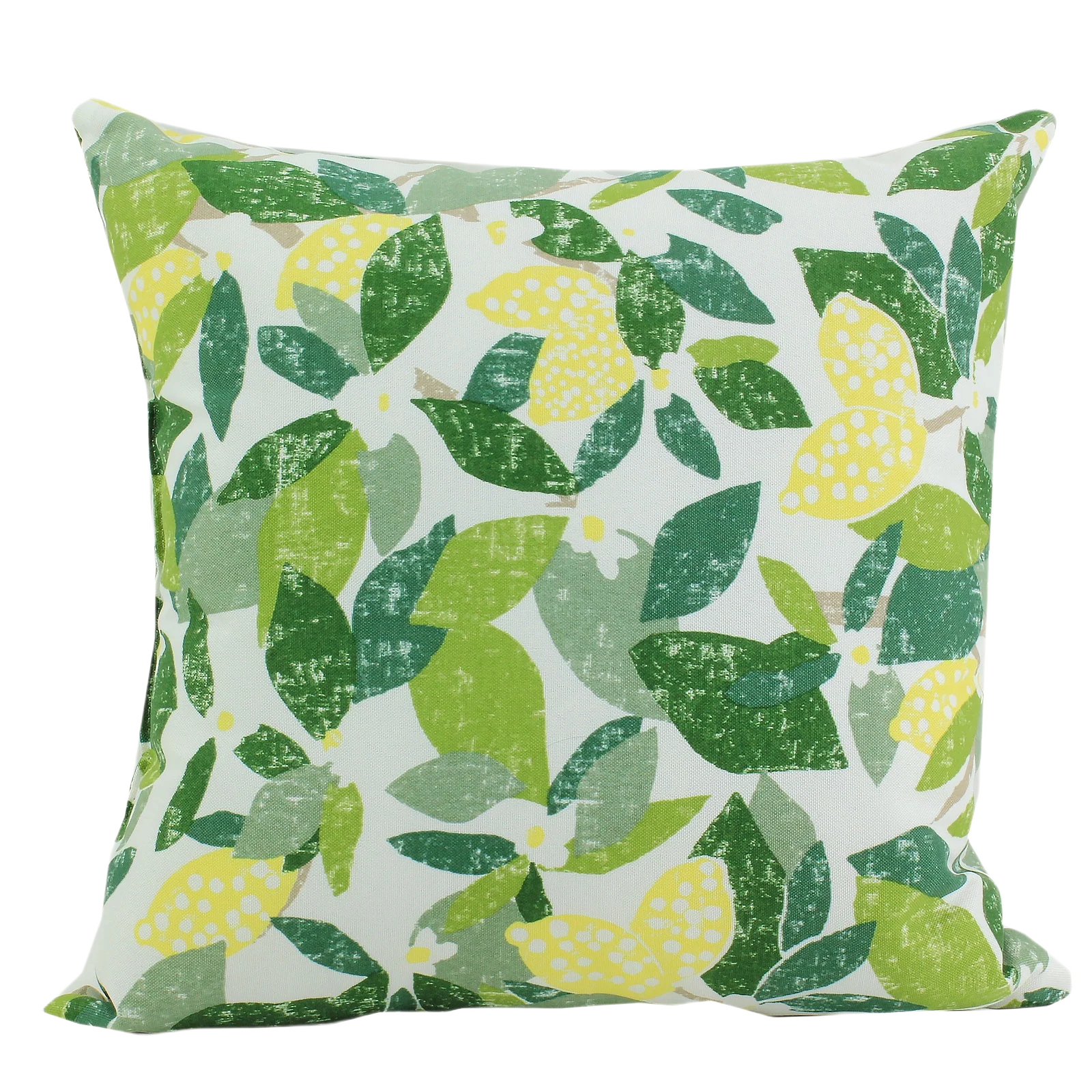 Fast Casual Cushion 15 Square Pillow Lemon Leaf Recyclable