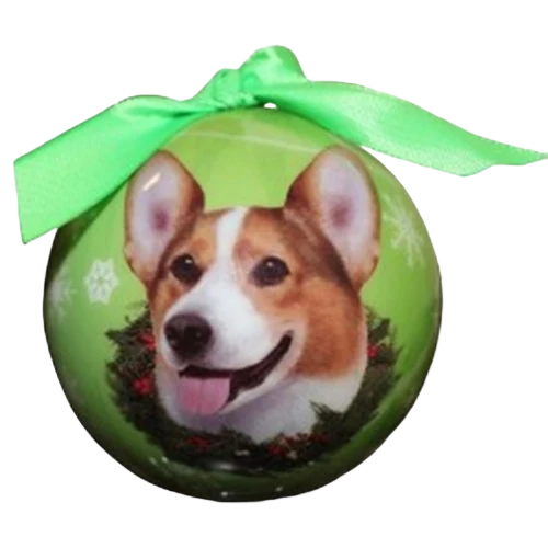 User-Friendly E S Pets Welsh Corgi Christmas Ball Ornament Original