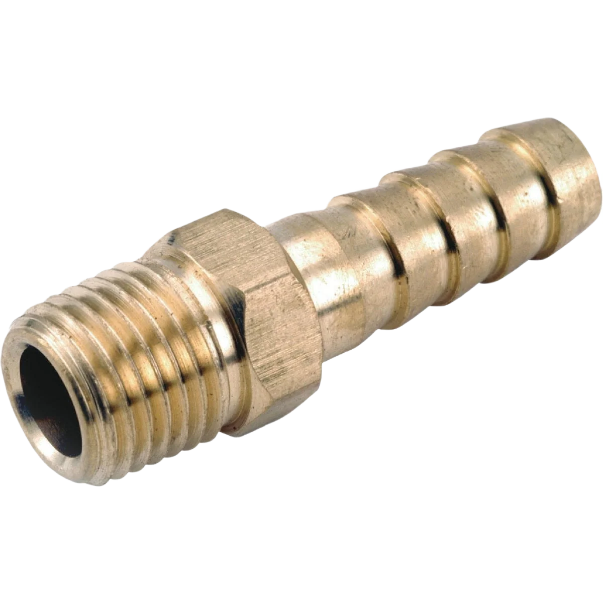 Smart Anderson Metals Brass Hose Barb 1 2 In. ID x 3 8 In. MPT Powerful