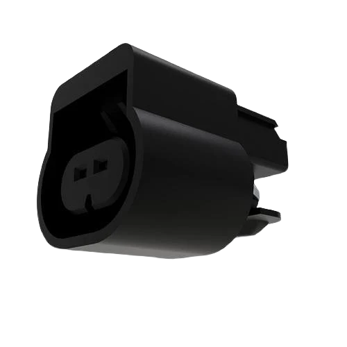 Specialty John Deere 57M8213 Black External Electrical Connector Housing 2 Cavities Durable