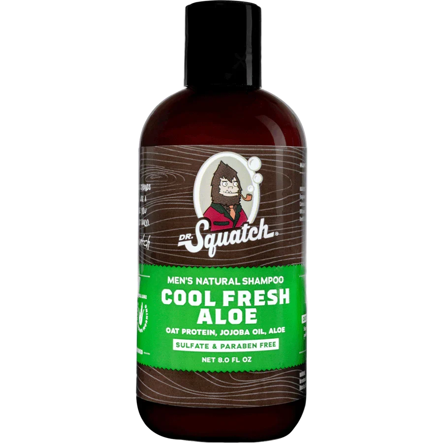 Next-Generation Dr. Squatch Shampoo – Cool Fresh Aloe Carefully Designed