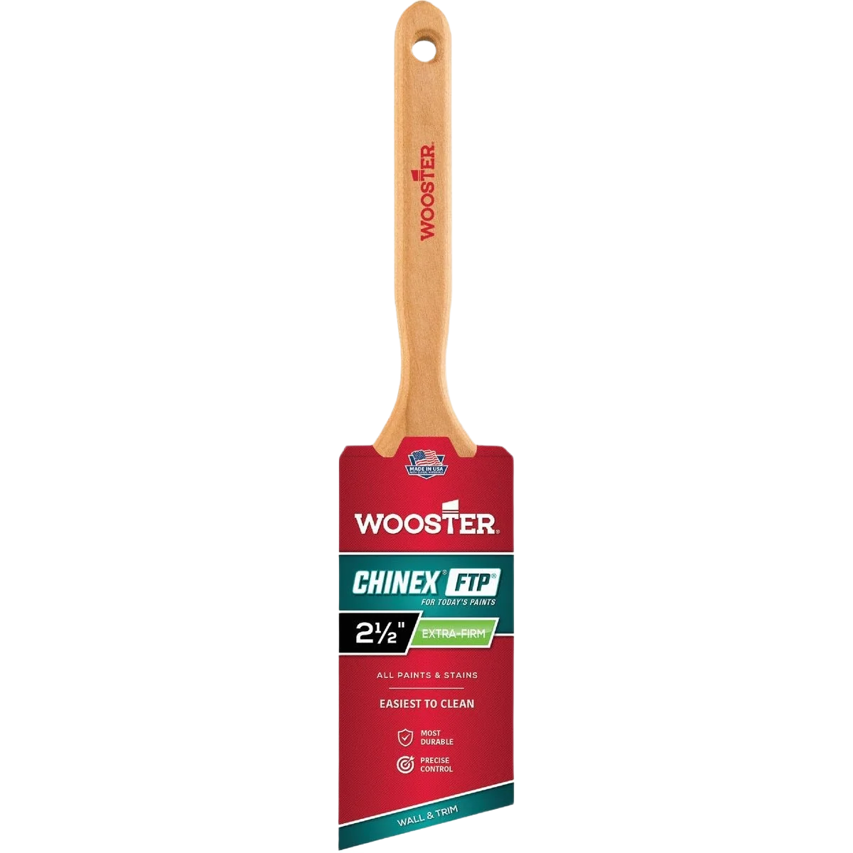 Next-Generation Wooster Chinex FTP Brush with 2-1 2 in. Angle Artisan