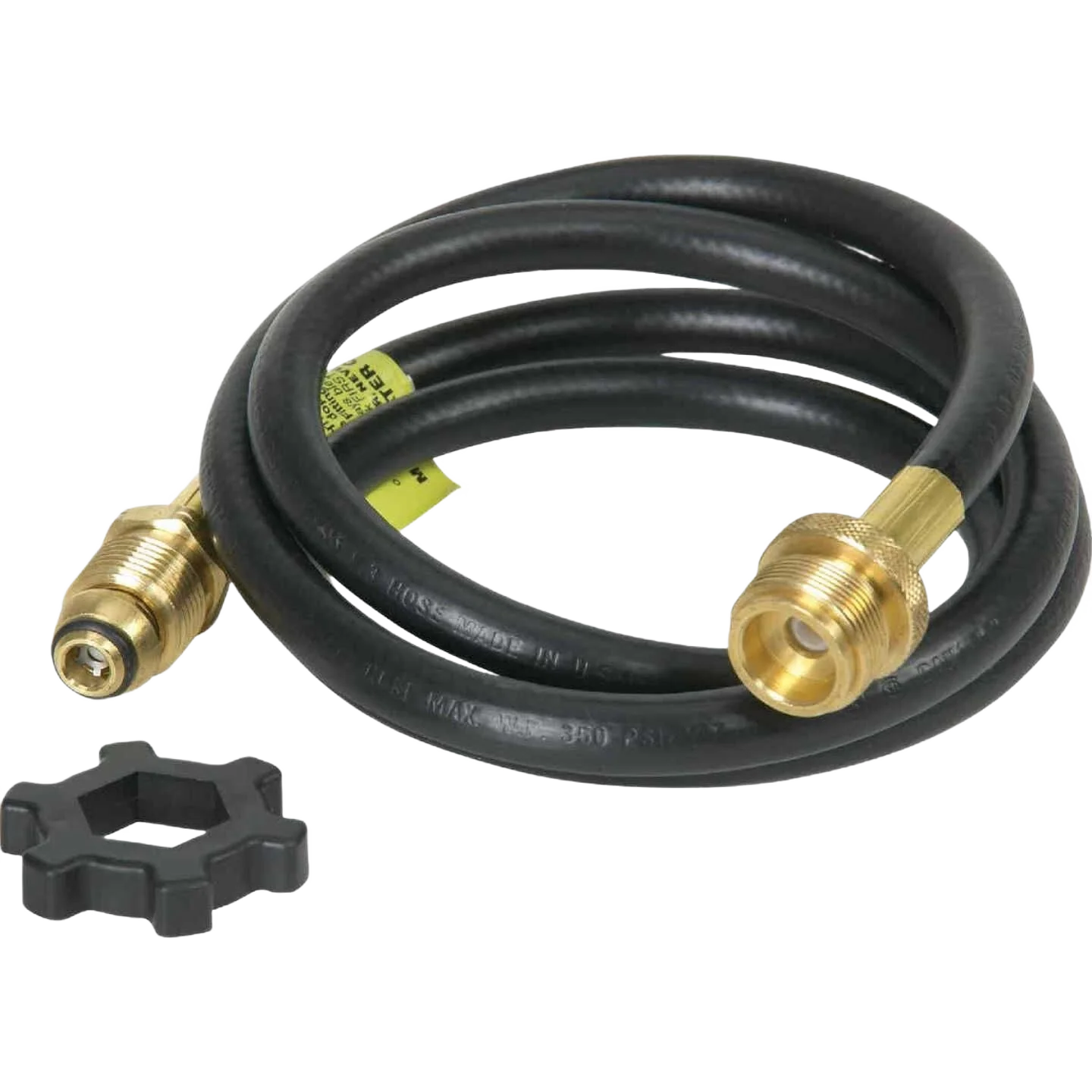 Genuine Mr. Heater Male Throwaway Cylinder Buddy LP Hose Assembly 5 ft. Classic
