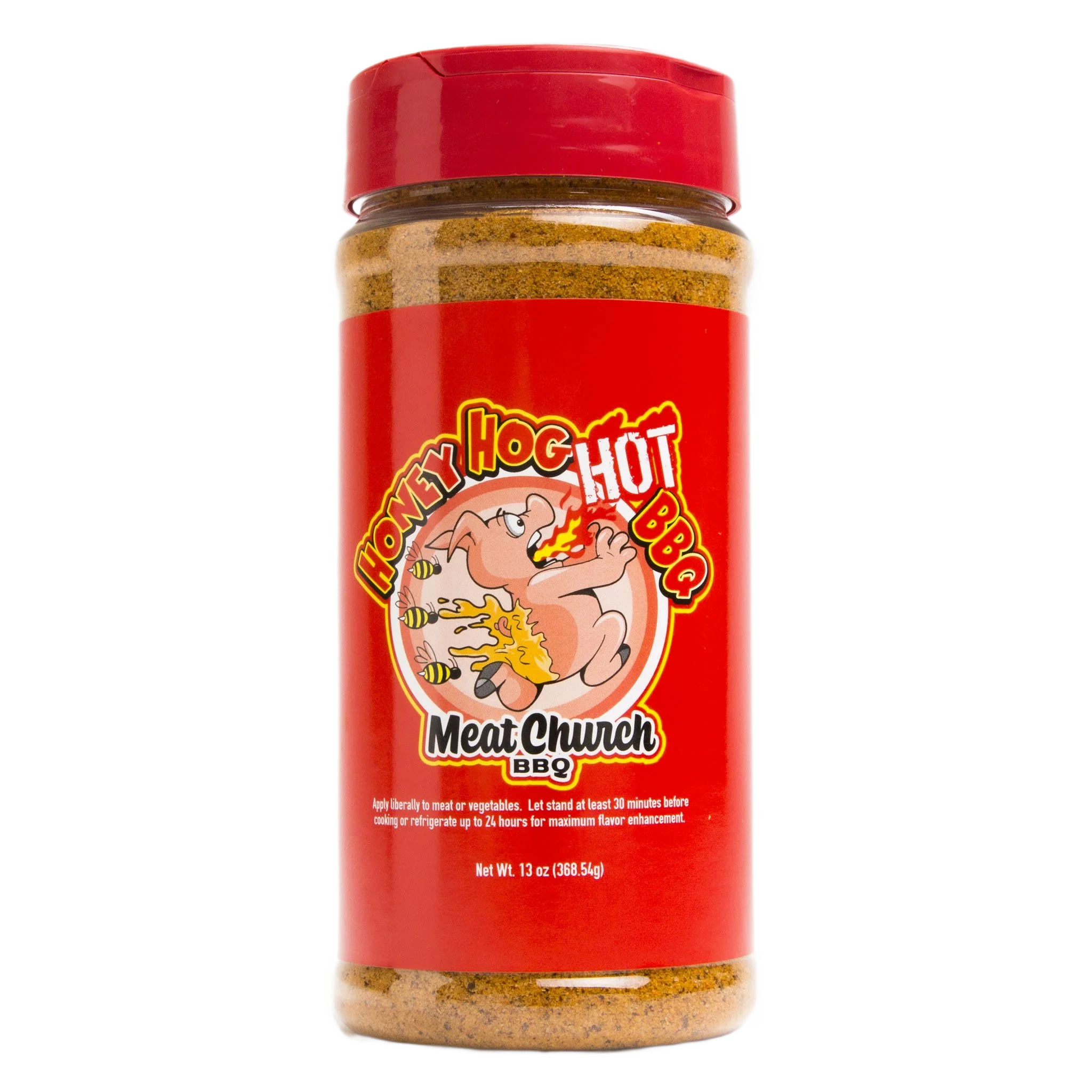 Excellent Meat Church BBQ Honey Hog Gluten Hot BBQ Rub 12 oz. Quality