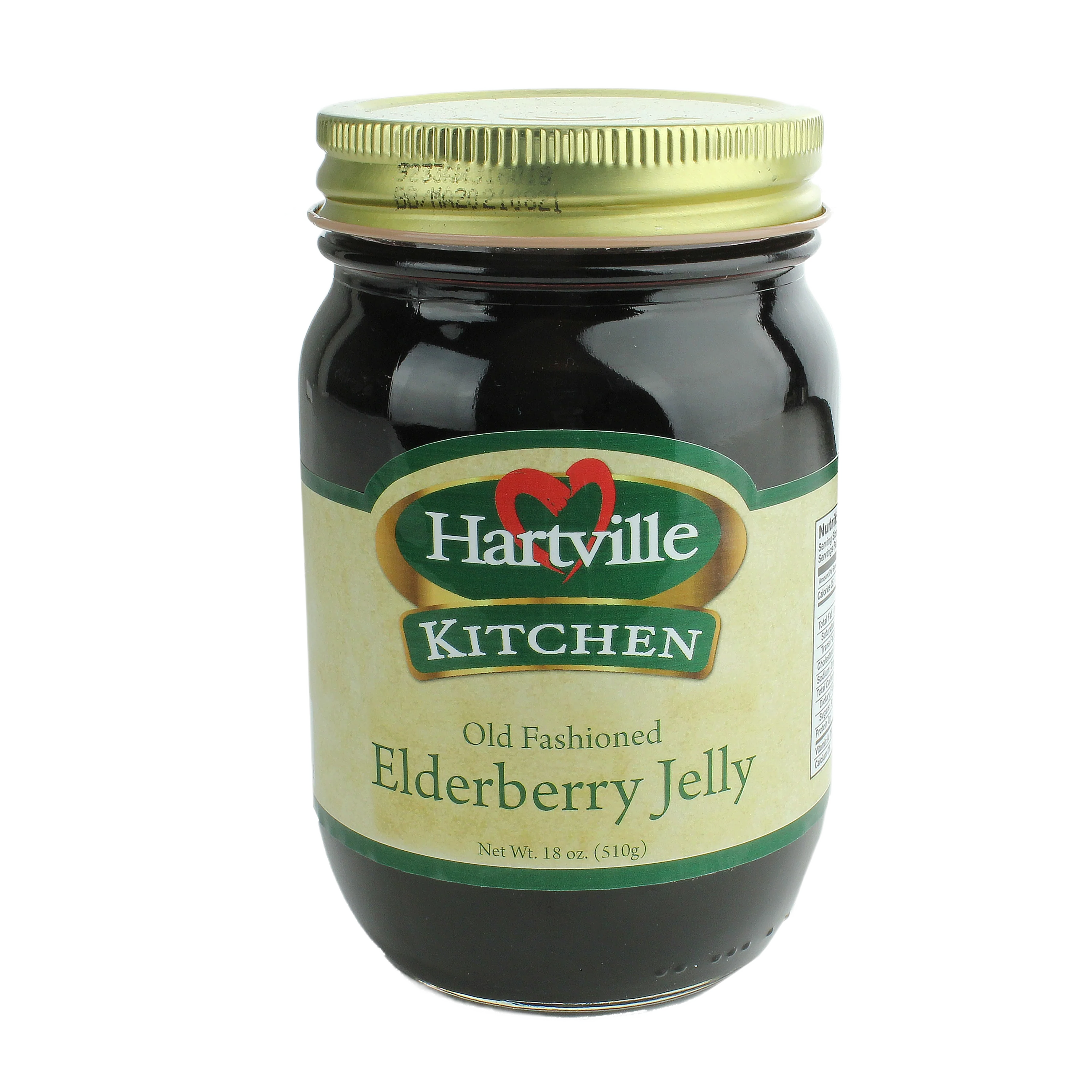 Natural Hartville Kitchen Old Fashioned Elderberry Jelly 18 oz. Enhanced
