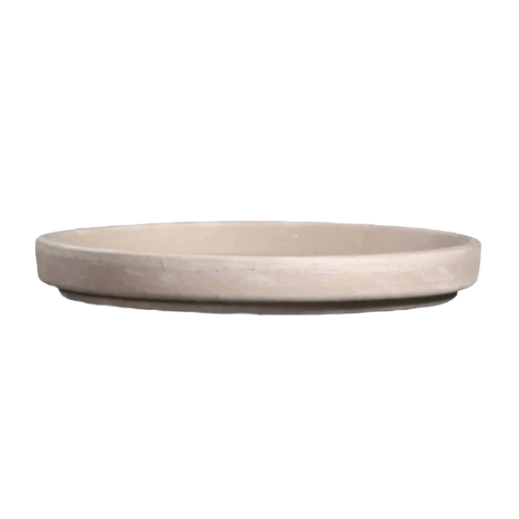 High-Performance Border Concepts Granite Clay Waterproof Saucer 5 in. Secure