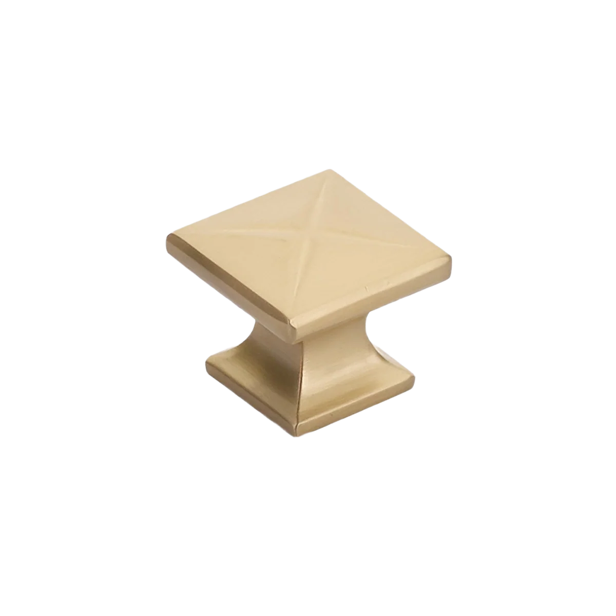 Casual Schaub Satin Brass Northport 1-3 8 Square Knob High-Grade