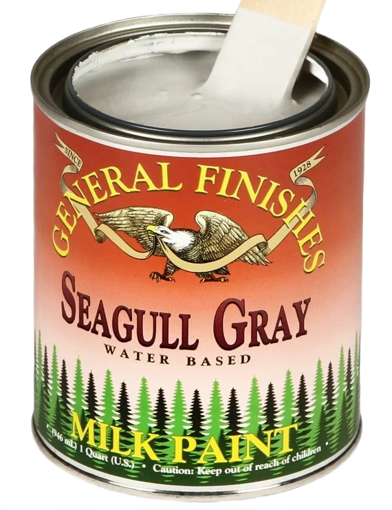 Modern General Finishes Seagull Gray Milk Paint Pint Sustainable