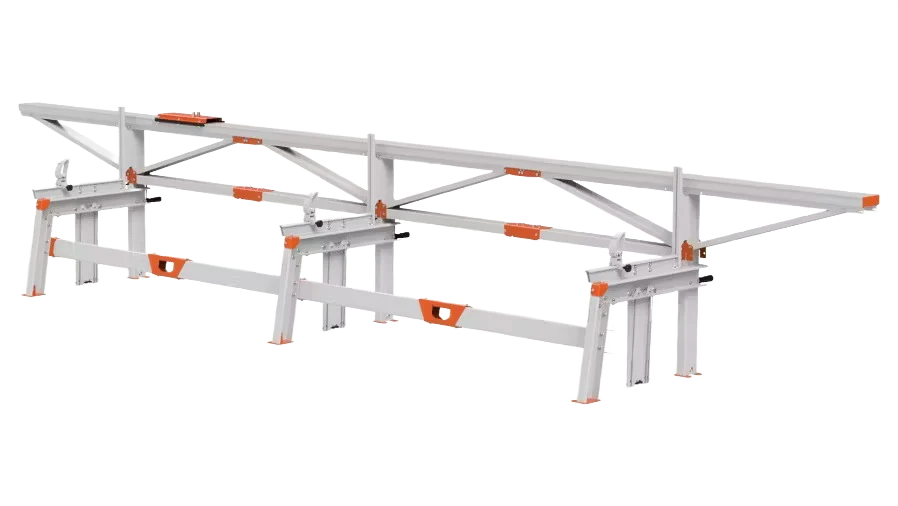 Expertly Made LOGOSOL F2 Chain Sawmill 19.8′ 1 4 with Three Log Lifts Verified