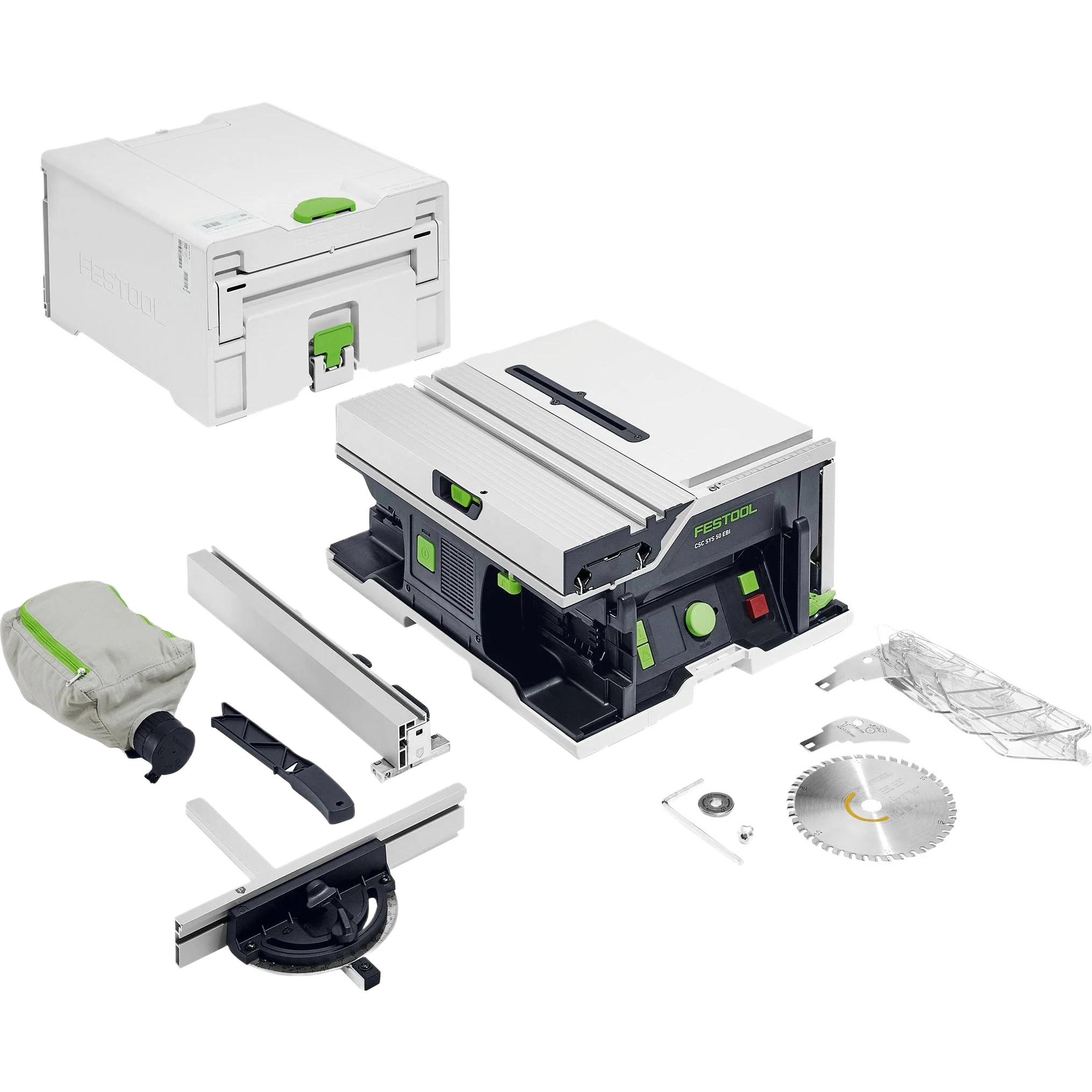 Crafted Festool 576821 Cordless Table Saw CSC SYS 50 EBI-Basic Elite